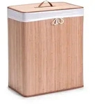 Zeller Present W&auml;schesammler, Natur, Holz, Bambus, 52x63x32 cm, Ordnen &