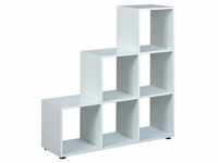 Mid.you Raumteiler, Weiß, Holzwerkstoff, 105x109x33 cm, stehend, Arbeitszimmer,