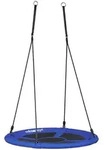 Relaxdays Nestschaukel, Mehrfarbig, Kunststoff, Metall, 90x153x90 cm,...