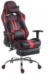 CLP Gamingstuhl, Rot, Schwarz, Metall, 70x125x58 cm, Kinderzimmer & Jugendzimmer,
