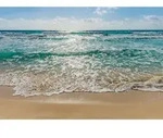 Komar Fototapete Seaside, Natur, T&uuml;rkis, Papier, 368x254 cm, Fsc, Made in Germany,