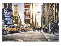 Komar Vliestapete Times Square, Mehrfarbig, Papier, Skyline, 368x248 cm, Made in