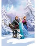 Disney Fototapete Frozen, Blau, Mehrfarbig, Papier, Kinder, 184x254 cm, Fsc, Made in