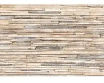 Komar Fototapete Whitewashed Wood, Grau, Natur, Papier, Holzoptik, 368x254 cm, Fsc,