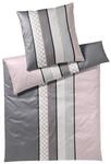 Joop! Bettw&auml;sche Cornflower Stripes, Anthrazit, Rosa, Textil, Streifen, 135x200 cm,