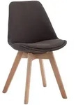 CLP Stuhl, Dunkelgrau, Holz, 48x84x55 cm, Esszimmer, St&uuml;hle, Esszimmerst&uuml;hle,