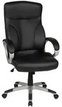 Boxxx Chefsessel, Schwarz, Kunststoff, Textil, Drehkreuz, 65x114-122x65 cm,