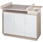Roba Wickelkommode, Wei&szlig;, Holzwerkstoff, Rechteckig, 117.5x101.5x77 cm, Blauer