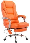CLP Chefsessel, Orange, Metall, 68x118x64 cm, Arbeitszimmer, B&uuml;rost&uuml;hle,...