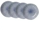 Ritzenhoff Breker Suppenteller, Wei&szlig;, Blau, Keramik, Rund, Essen & Trinken,
