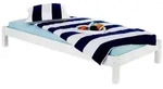 Idimex Futonbett, Wei&szlig;, Holz, Kiefer, Mode, 90x200 cm, FSC Mix, Schlafzimmer,
