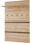 Carryhome Garderobenpaneel, Anthrazit, Buche, Holzwerkstoff, 96x147x30 cm, Hutablage,