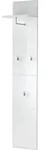 Carryhome Garderobenpaneel Adana, Wei&szlig;, Holzwerkstoff, 30x152x23 cm,