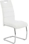 Carryhome Schwingstuhl, Wei&szlig;, Textil, Rundrohr, 43x98x59 cm, mit Griff, Esszimmer,