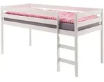 Idimex Hochbett, Wei&szlig;, Holz, Kiefer, Mode, 97x112x207 cm, FSC Mix, Kinder- &