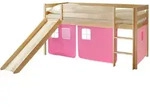 Livetastic Spielbett Ticaa 812957 Manuel, Rosa, Kiefer, Hellrosa, Holz, Kiefer,