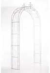 CLP Rosenbogen, Wei&szlig;, Wei&szlig;, Metall, 148x260x34.5 cm, Gartenzubeh&ouml;r,...