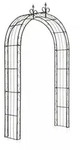 CLP Rosenbogen, Bronze, Metall, 148x260x34.5 cm, Gartenzubeh&ouml;r, Gartendeko