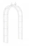 CLP Rosenbogen, Wei&szlig;, Metall, 148x260x34.5 cm, Gartenzubeh&ouml;r, Gartendeko