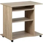 Mid.you Computertisch, Sonoma Eiche, Holzwerkstoff, rechteckig, 50x75x80 cm, Regal,
