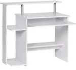 Mid.you Computertisch, Wei&szlig;, Holzwerkstoff, rechteckig, Wange, 48.5x90.5x94 cm,