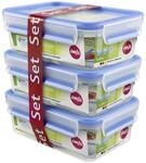 Emsa FRISCHHALTEDOSENSET Transparent 13.6x19.7x20.1 cm