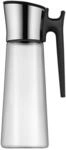 WMF Wasserkaraffe Basic, Schwarz, Metall, Kunststoff, Glas, 1,5 L, 15x31 cm, Deckel,