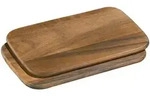 Zassenhaus Schneidebrett-Set, Akazie, Holz, 2-teilig, Akazie, 17x2x26 cm,