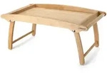 Continenta Betttablett,, Braun, Holz, 61x3x35 cm, Tischkultur & Servieren, Tabletts