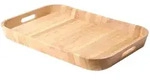 Continenta Tablett, Braun, Holz, 35x6x53 cm, Tischkultur & Servieren, Tabletts