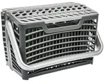 Electrolux Besteckkorb, Grau, Kunststoff, 23.5x15.8x13.5 cm, K&uuml;chenzubeh&ouml;r,