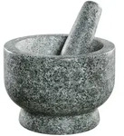 Cilio M&ouml;rserset Goliath, Grau, Stein, 13 cm, Tischkultur & Servieren, Gew&uuml;rzm&uuml;hlen