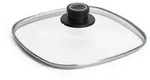 Woll Topfdeckel Logic, Glas, quadratisch, 24.9x7.3x24.9 cm, backofengeeignet, Kochen,