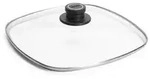 Woll Topfdeckel, Glas, quadratisch, 28.2x8.1x28.2 cm, backofengeeignet, Kochen,