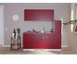 Respekta K&uuml;chenblock Singlek&uuml;chen, Rot, Holzwerkstoff, 1 Schublade(n),1