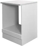 FlexWell Herdumbauschrank, Wei&szlig;, Holzwerkstoff, 60x85x57 cm, Made in Germany,