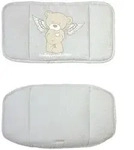 Roba Hochstuhl-Sitzverkleinerer, Hellgrau, Textil, 27x59x43 cm, Babym&ouml;bel,