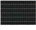 Astra FU&szlig;MATTE Poly Brush, Anthrazit, Kunststoff, Uni, rechteckig, 80x50 cm, Made in