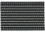 Astra FU&szlig;MATTE Poly Brush, Schwarz, Silber, Textil, rechteckig, 40x60 cm,