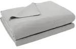 Zoeppritz Fleecedecke Soft-Fleece, Hellgrau, Textil, Uni, 160x200 cm, Textiles