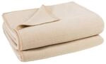 Zoeppritz Fleecedecke Soft Fleece, Beige, Textil, 160x200 cm, Kettelrand,