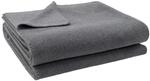 Zoeppritz Fleecedecke Soft-Fleece, Grau, Textil, Uni, 160x200 cm, Textiles Vertrauen