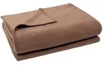 Zoeppritz Fleecedecke Soft-Fleece, Schlamm, Textil, Uni, 160x200 cm, Textiles