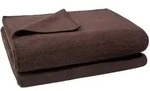 Zoeppritz Fleecedecke Soft-Fleece, Dunkelbraun, Textil, Uni, 160x200 cm, Textiles