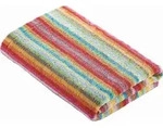 Cawoe Saunatuch Lifestyle Streifen, Mehrfarbig, Textil, Streifen, 70x180 cm,...