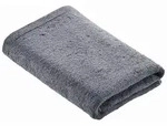 Cawoe Duschtuch Lifestyle Uni, Anthrazit, Textil, Uni, 70x140 cm, Textiles Vertrauen