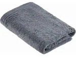 Cawoe Handtuch Lifetstyle Uni, Anthrazit, Textil, Uni, 50x100 cm, Textiles Vertrauen