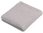 Vossen Handtuch Calypso Feeling, Hellgrau, Textil, Uni, 50x100 cm, Textiles Vertrauen