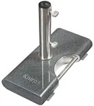 Knirps Sonnenschirmst&auml;nder, Anthrazit, Metall, Stein, 55x7x26 cm, Haltegriff,