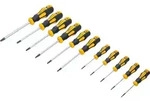 BGS technic Schraubendreher-Satz, Mehrfarbig, Metall, Kunststoff, 1x1 cm, Freizeit,